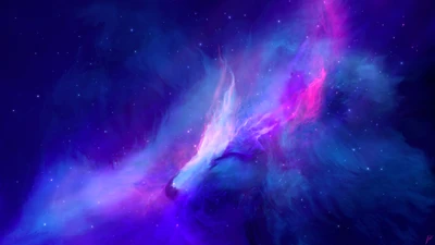 nebulosa, universo, arte, arte digital, roxo