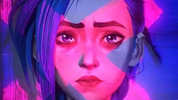 Jinx : Un Portrait Frappant de la Série Arcane