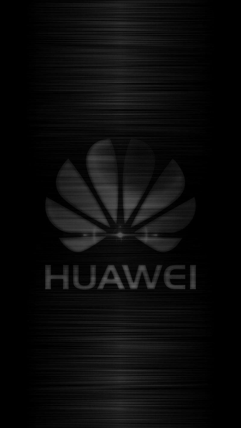 Логотип бренда huawei на черном фоне (huawei, huawei p9, лейка, p9)