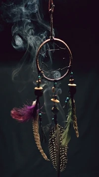 fänger, traum, traumfänger, rauch, smokedreamcatcher