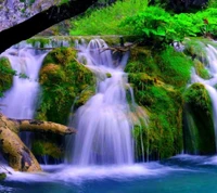 landscape, nature, waterfalls wallpaper