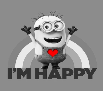 happy, minion