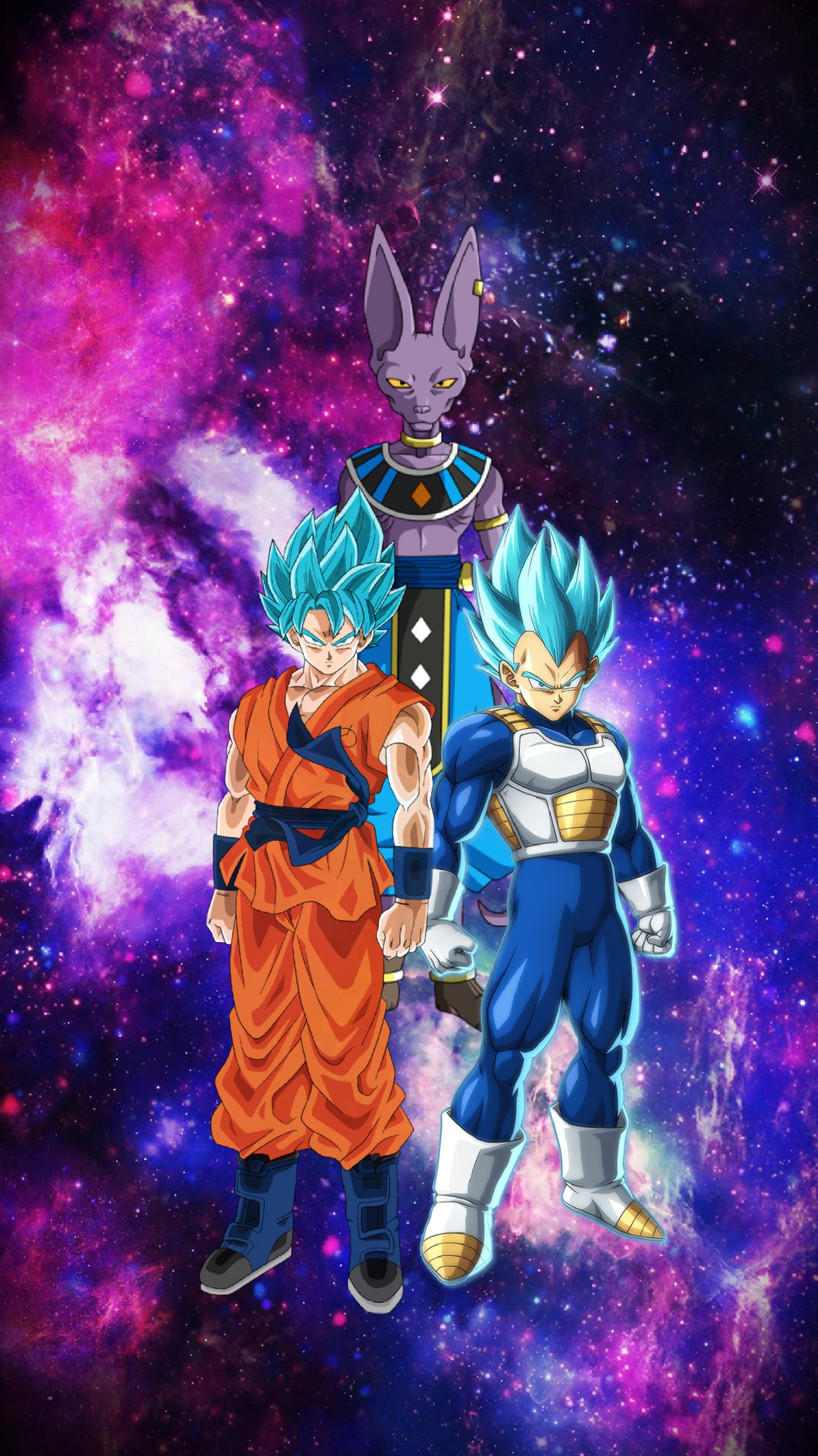 Téléchargez le fond d'écran balle, beerus, dragon, dragonball, galaxie