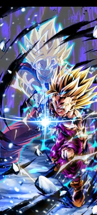 dragon ball, gohan, goku, super saiyajin