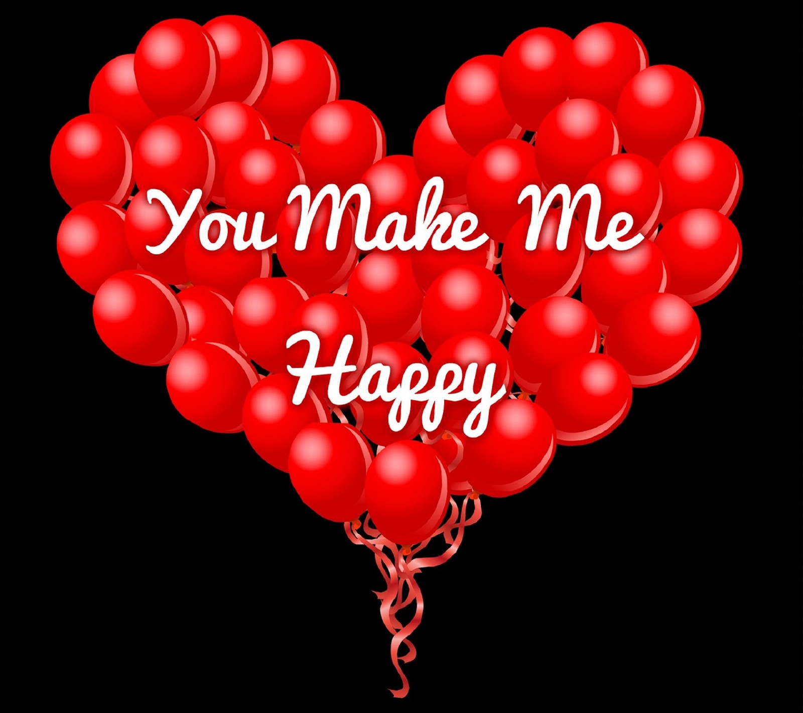 balloons, for you, happy, heart, i love you Download Wallpaper