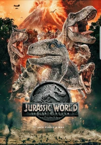 Jurassic World: Fallen Kingdom - Dinosaurs Emerge Amidst Volcanic Eruption