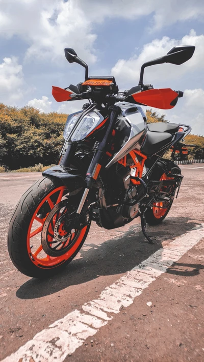 Série KTM Duke: Design elegante e desempenho em exibição