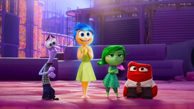 Emotions Unite: Fear, Joy, Disgust, and Anger from Inside Out 2