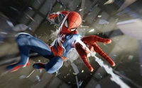 spider man, insomniac games, actionfigur, raum, spiele