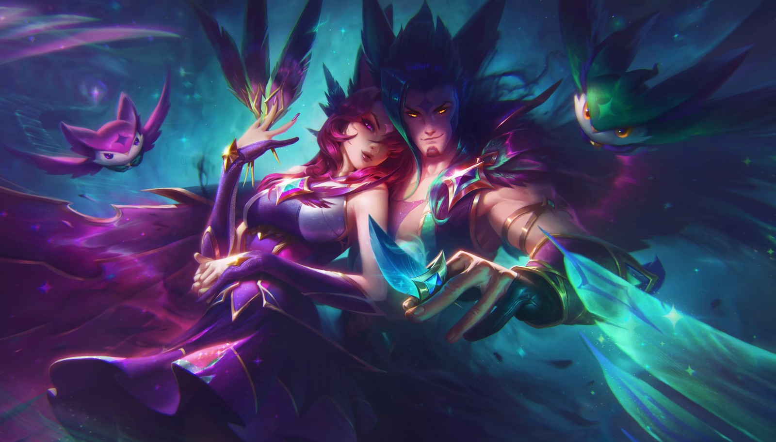 Скачать обои league of legends, фиолетовый, графический дизайн, графика, иллюстрация