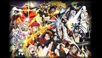 shaman king, 2021, anime, characters wallpaper