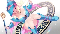 dark magician girl, girls, yu gi oh, anime wallpaper