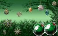 new year, christmas day, christmas decoration, christmas ornament, green wallpaper