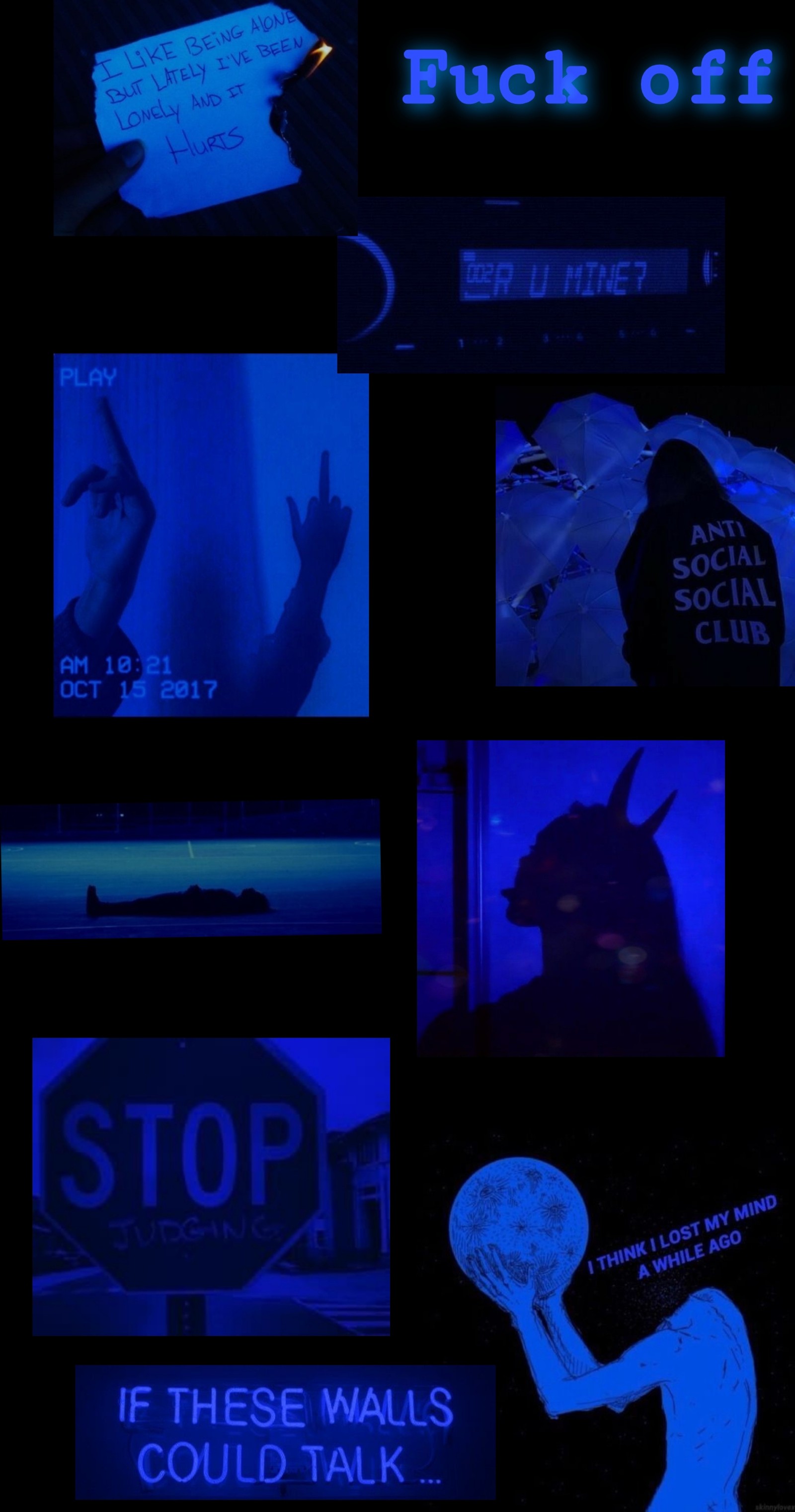 aesthetic, blue aesthetic, dark, dark aesthetic, lost aesthetic wallpaper