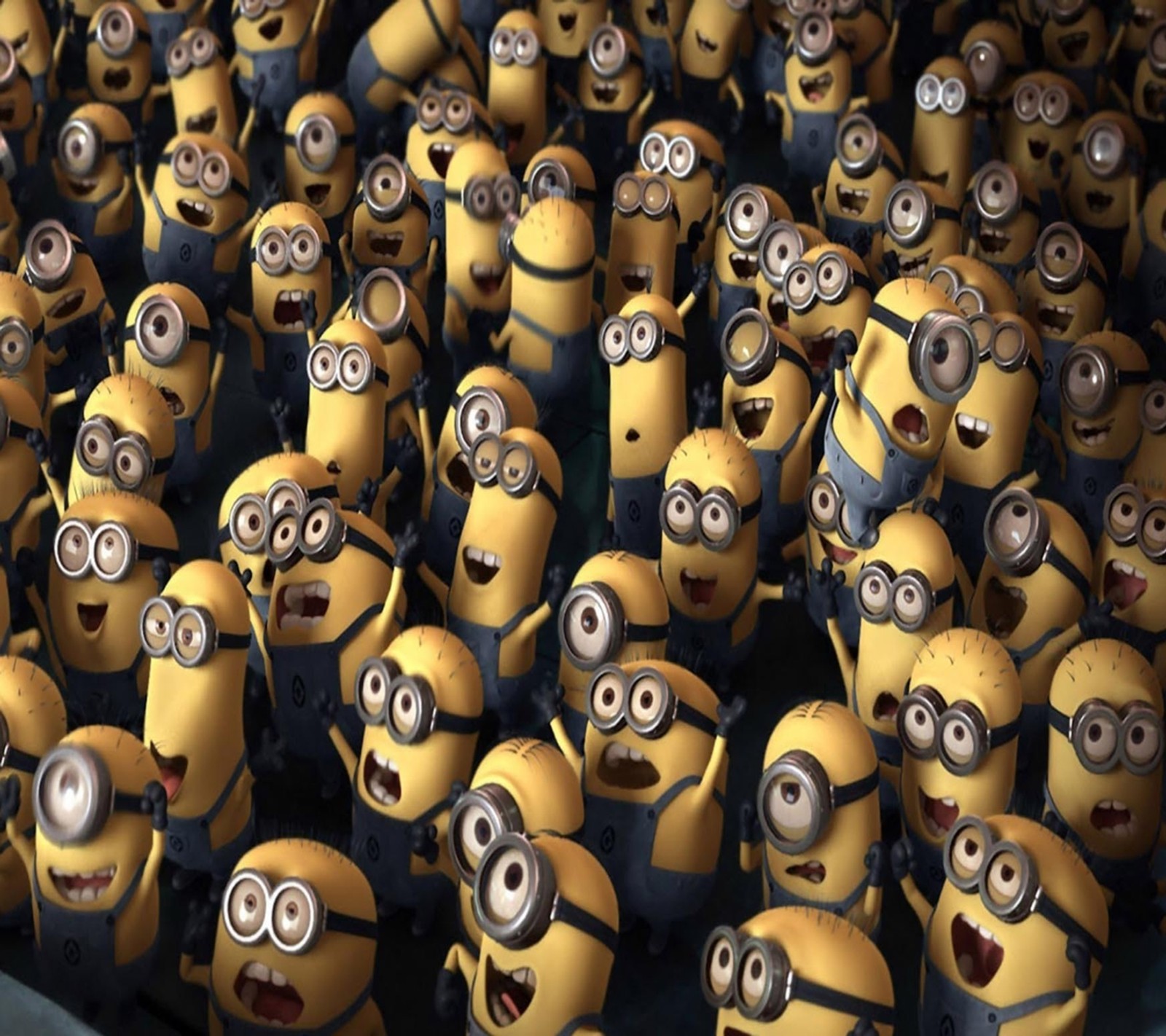 Descargar fondo de pantalla divertido, minions