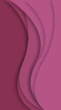 Design minimaliste abstrait en vagues roses et violettes