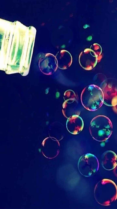 bulles, couleur