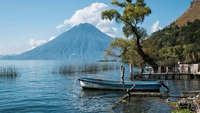 atracción turística, naturaleza, lago, agua, montaña