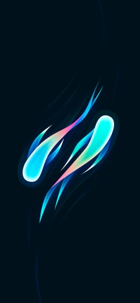 darkness, electric blue, teal, neon, graphics wallpaper