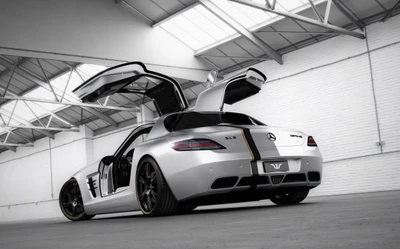 mercedes benz sls amg, carro, carro esportivo, roda, preto