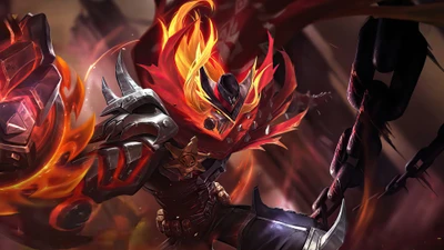 Aldous: Força Flamejante das Recompensas Negras em Mobile Legends