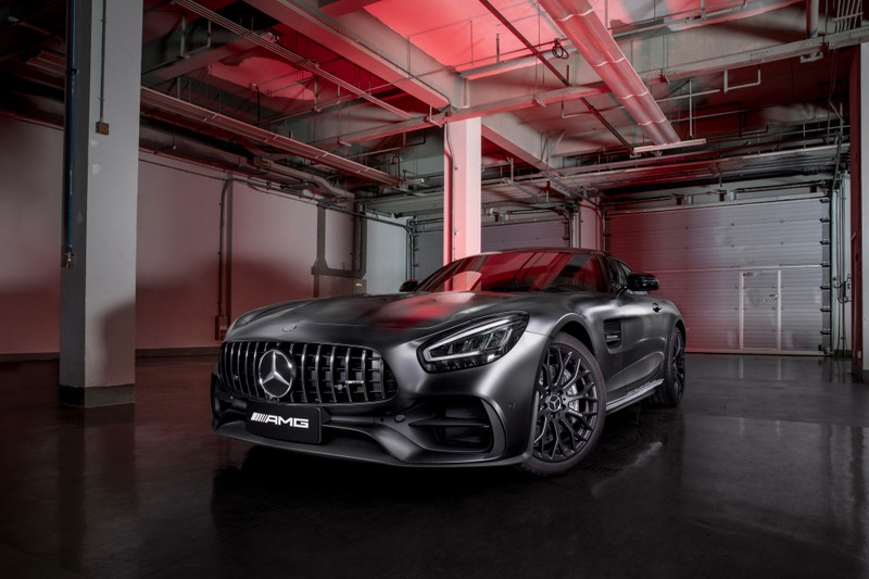 Мерседес амг gt родстер купе концепт, представленный на новых фотографиях (mercedes amg gt, ночное издание, 2021, машины, обои 4k)