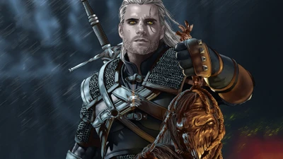 Geralt de Riv: Figurine d'action The Witcher