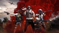 pubg corporation, entertainment, red, music, music artist wallpaper