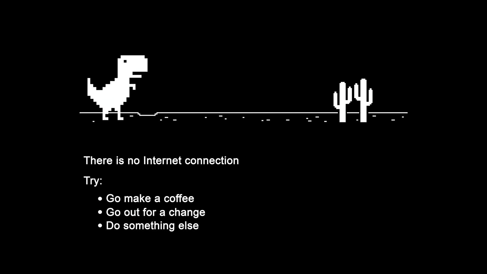 Скачать обои игра динозавр, google chrome, chrome dino, 5k, черный фон