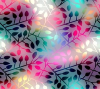 background, colorful, leaves, pattern, shining wallpaper