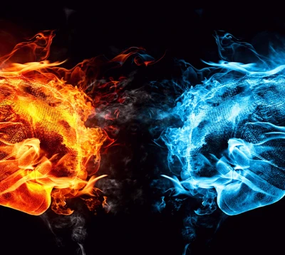 Fire vs Ice: Elemental Clash