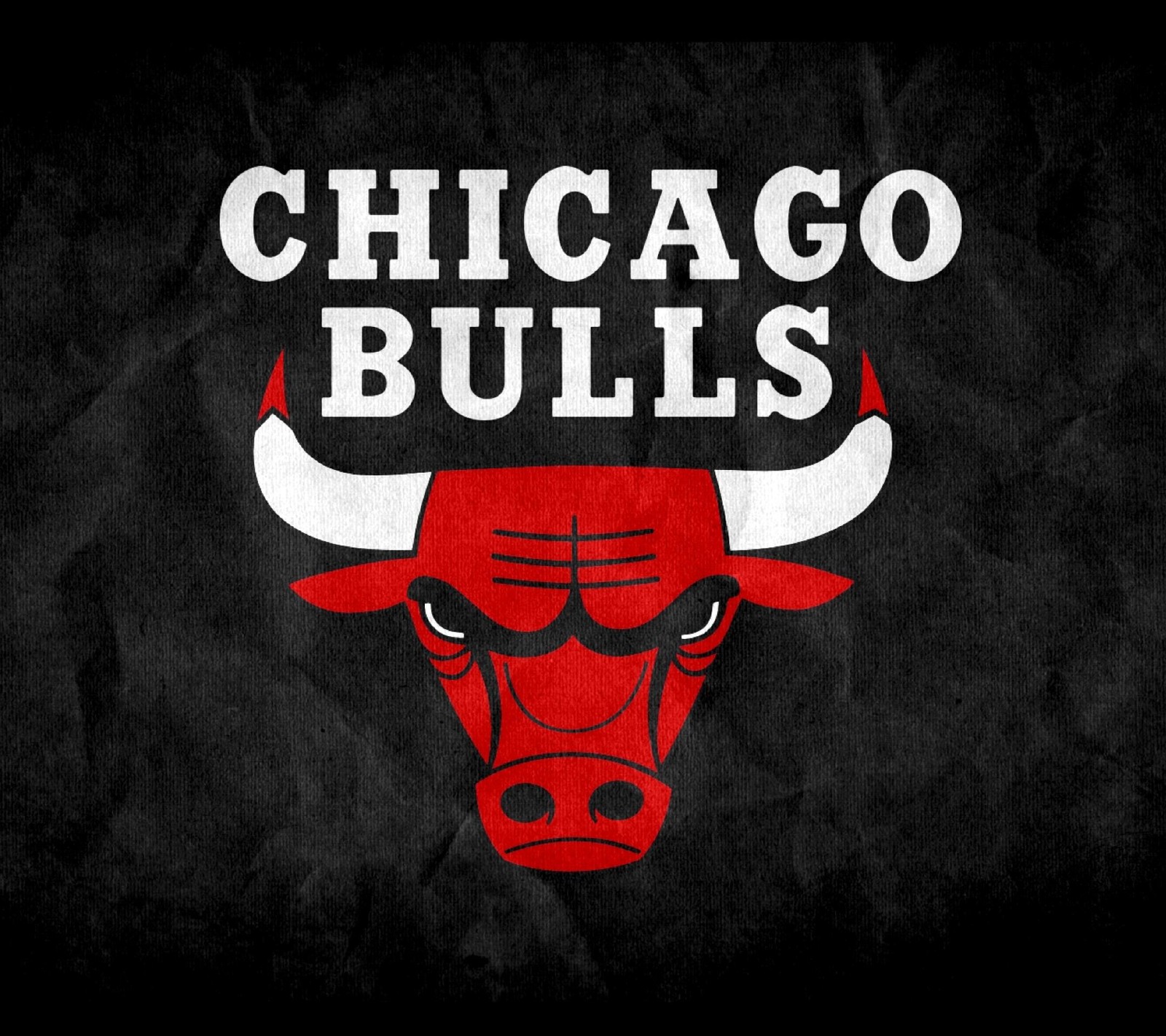 Le logo des chicago bulls sur un fond noir (dfg, fds)