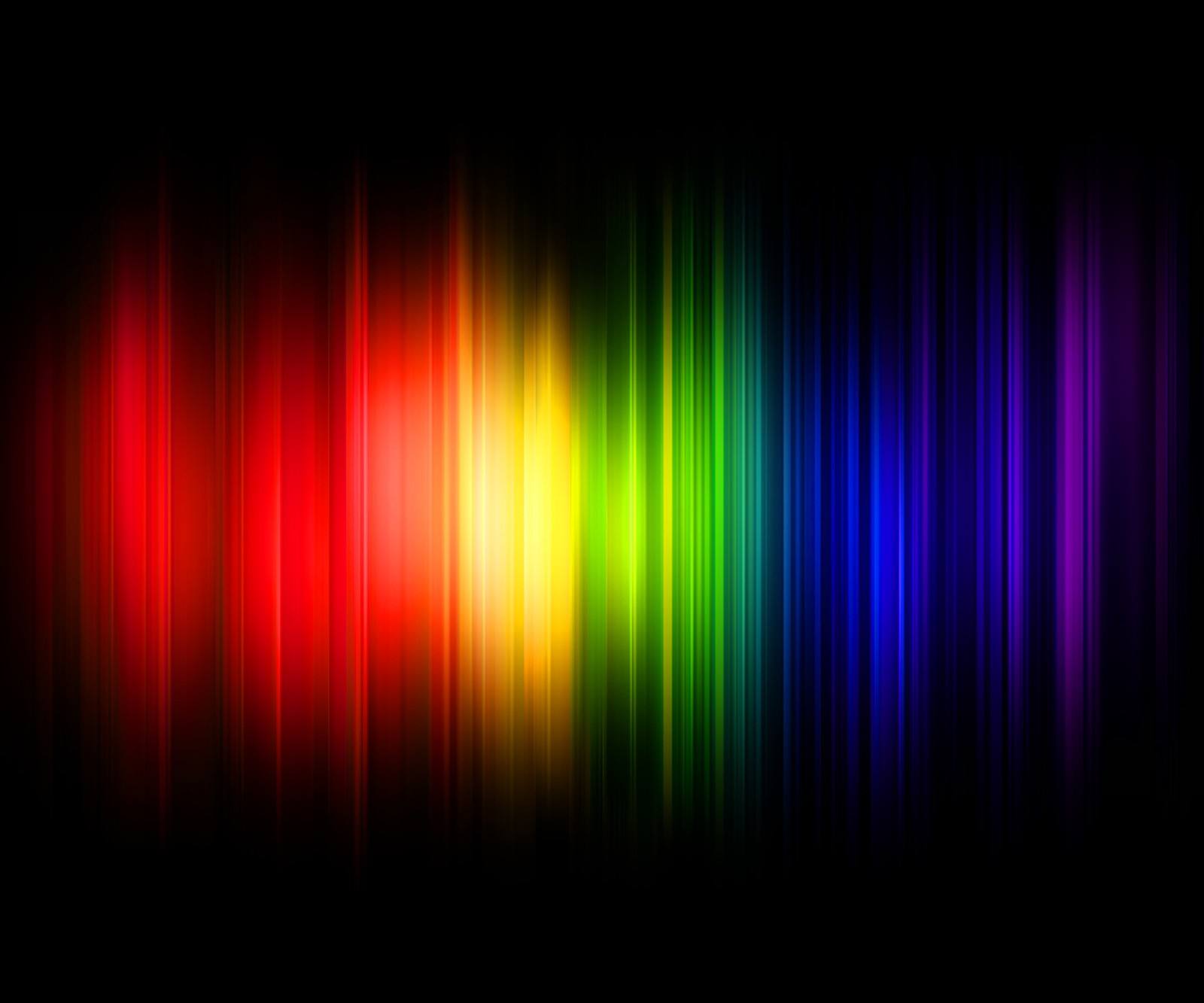 A rainbow colored wallpaper with a black background and a black background (abstract, chroma)