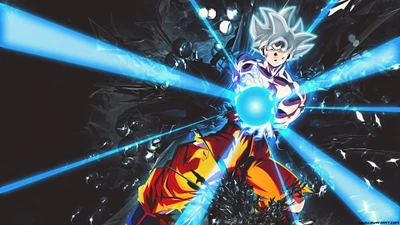 Ultra Instinct Goku: Radiant Hero Power in 4K