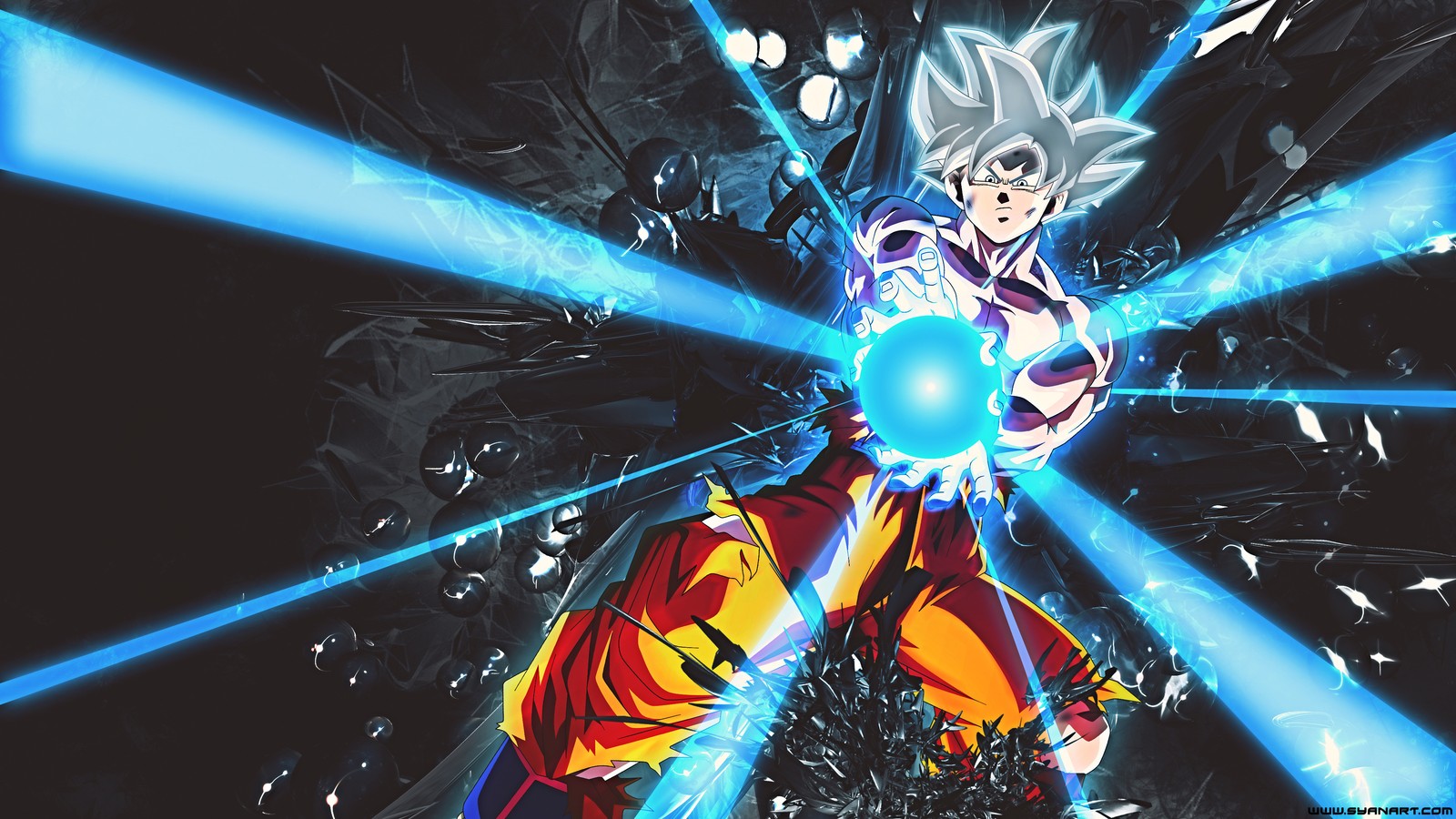 Dragon ball goku tapeten dragon ball goku tapeten dragon ball (4k, anime, schwarz, blau, dragonball)