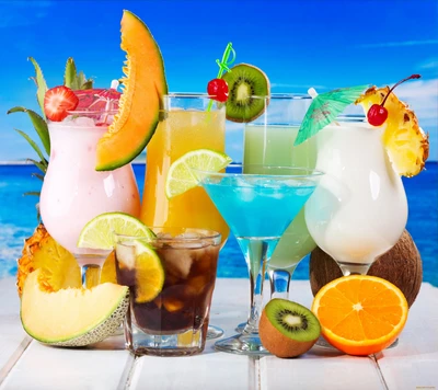 cocktails, hintergrundbild