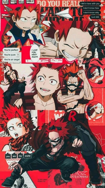 aesthetic, bnha, boku no hero, hero, kirishima