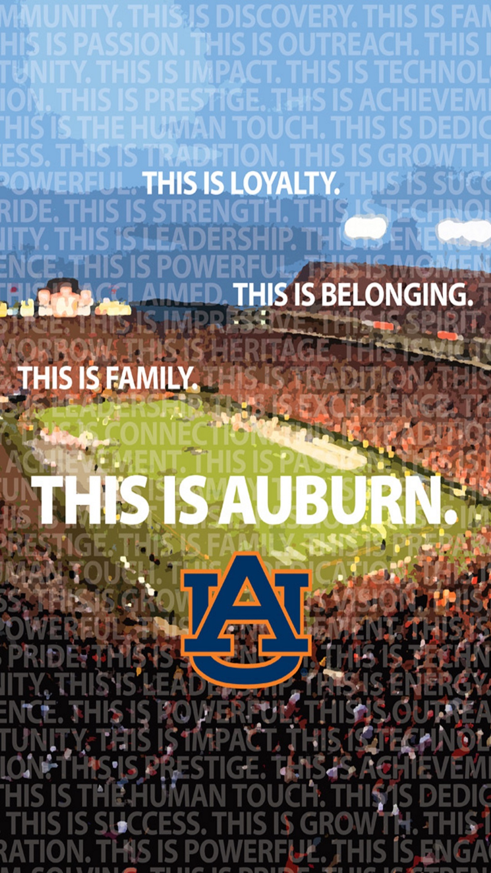 Descargar fondo de pantalla castaño, auburn, auburntigers, fútbol