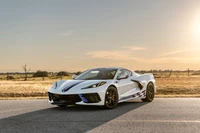 chevrolet corvette stingray supercharged h700, sports cars, 2023, 5k, 8k wallpaper