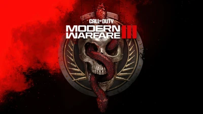 Logo officiel de Call of Duty: Modern Warfare III - Fond d'écran du jeu 2023