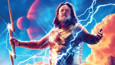 zeus, thor amor y trueno, thor love and thunder, película, 2022