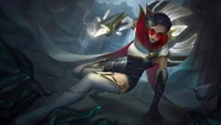 Vayne the Sentinel: A Bold Champion in League of Legends Art