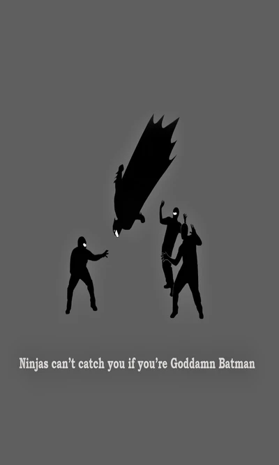 Desafiando ninjas: O humor de ser Batman