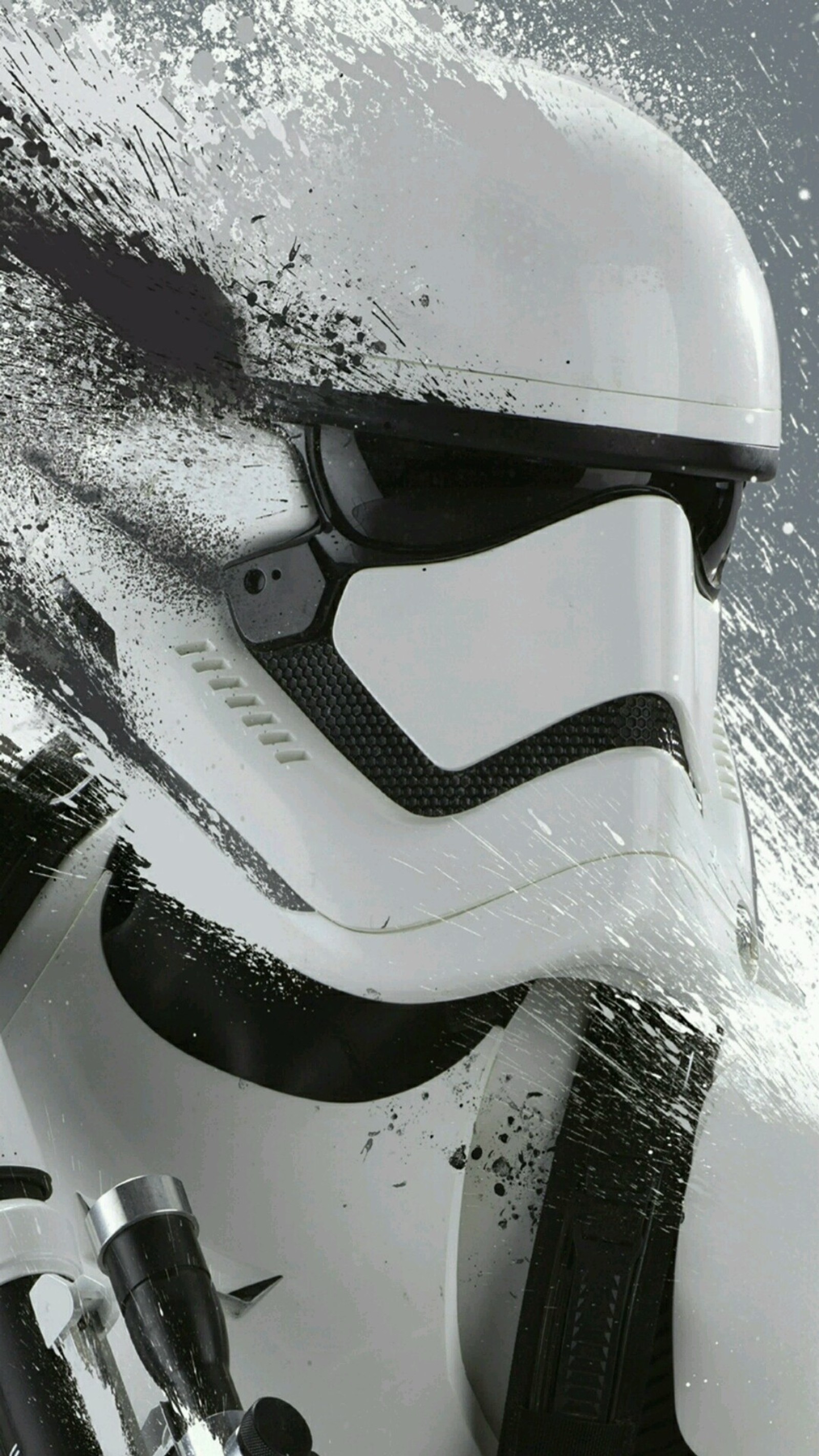 There is a storm trooper helmet on a white background (film, jedi, soldat, star, wars)