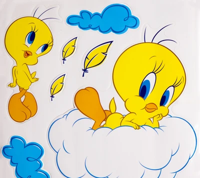 Good Night with Tweety on a Cloud