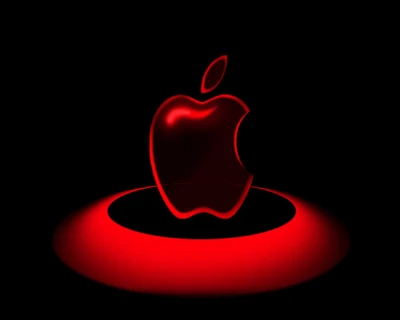 manzana, fondo de pantalla de apple iphone, iphone, nuevo, rojo