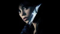 Jenna Ortega dans Scream VI : Une affiche de film sombre et pleine de suspense