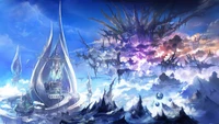 square enix, ship of the line, player versus player, earth, tree wallpaper