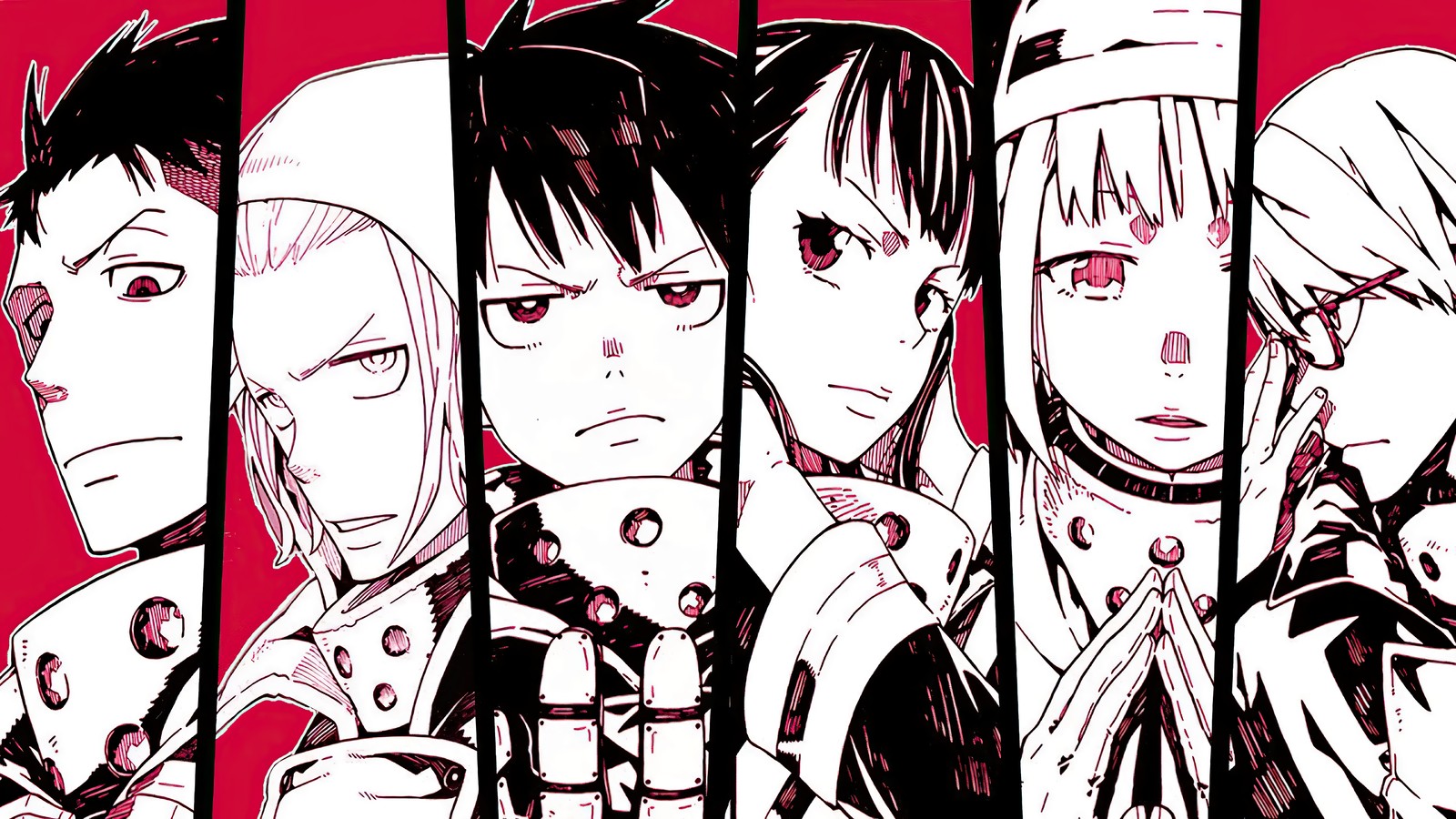 Lade fire force, anime, enen no shouboutai, 炎炎ノ消防隊, unternehmen 8 Hintergrund herunter