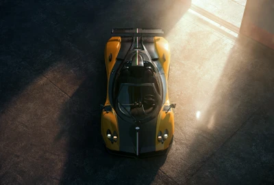 Pagani Zonda Cinque Roadster in atemberaubender CGI-Beleuchtung